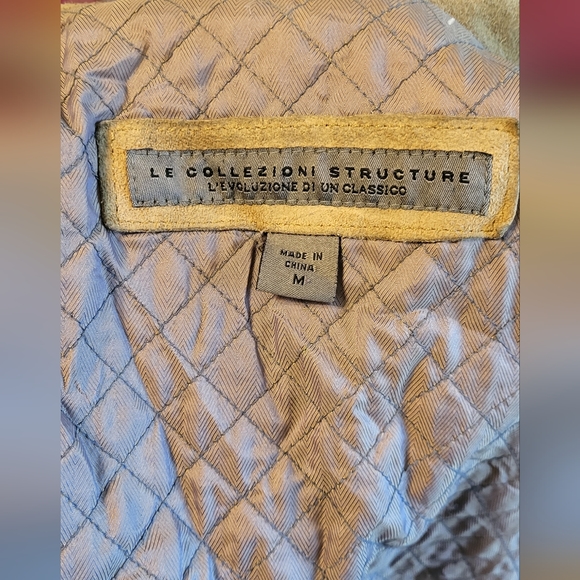 Men's Structure Tan Suede Jacket Size M - Picture 10 of 14